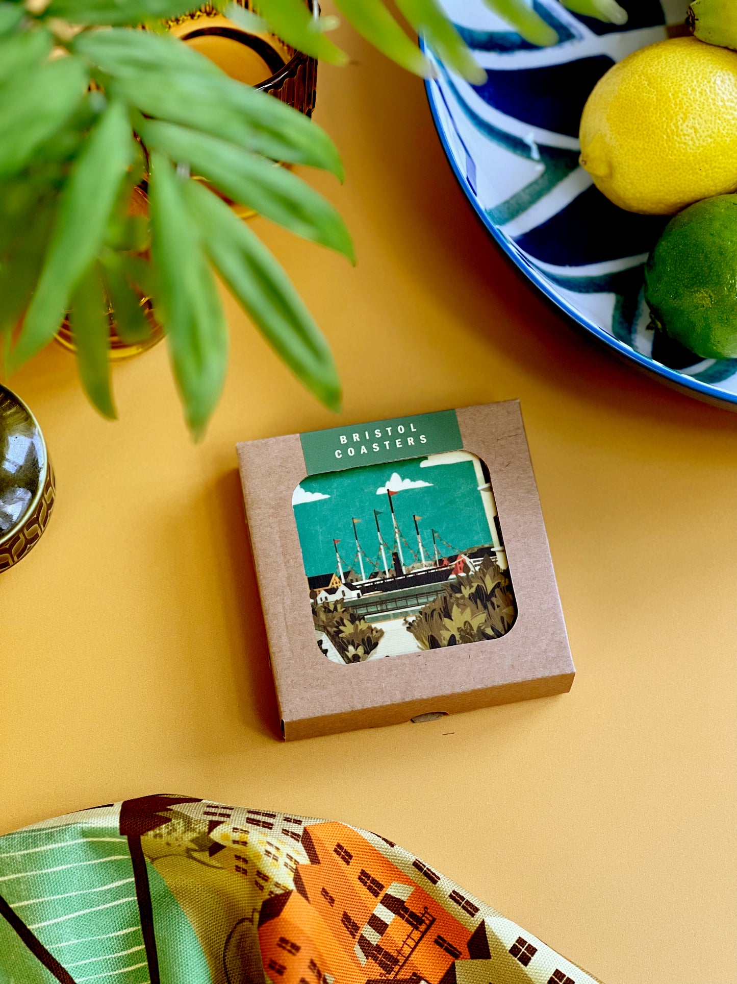 Bristol Green Coaster Set