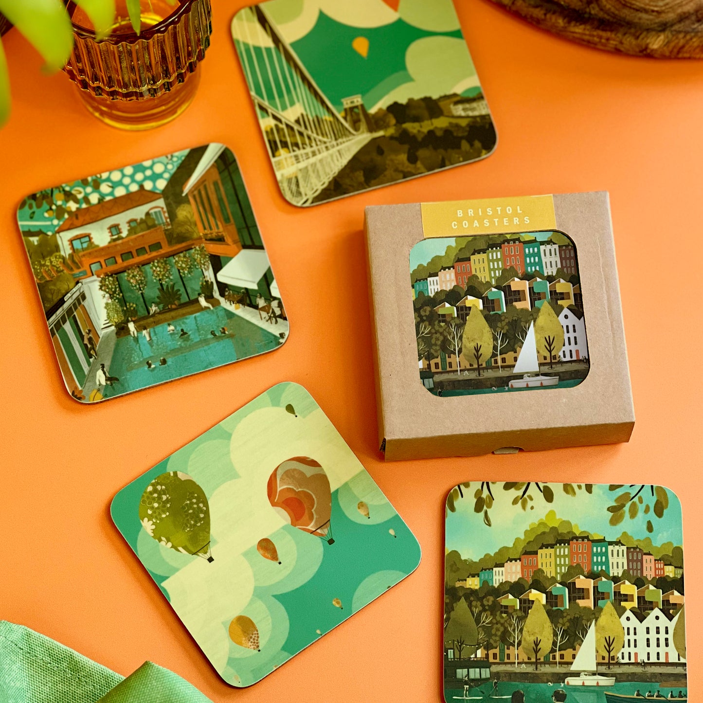 Bristol Yellow Coaster Set