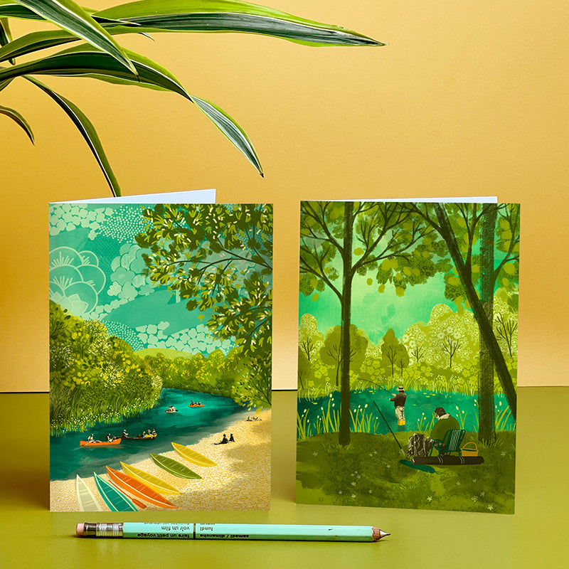 River Wye Canoeing Card