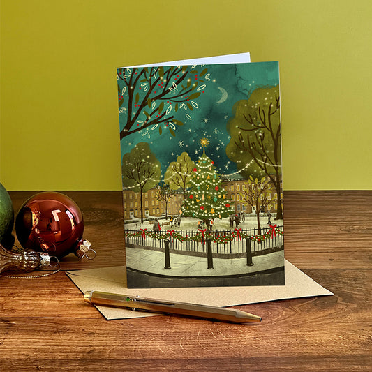 Christmas Tree Square Card