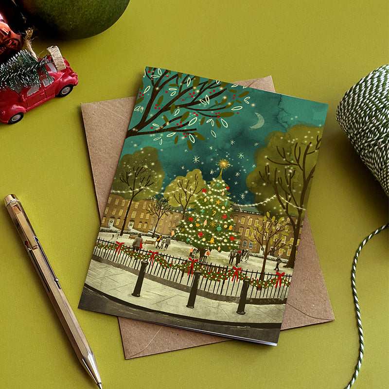 Christmas Tree Square Card