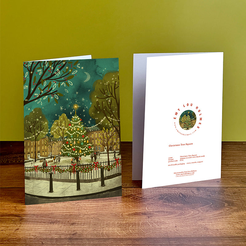Christmas Tree Square Card