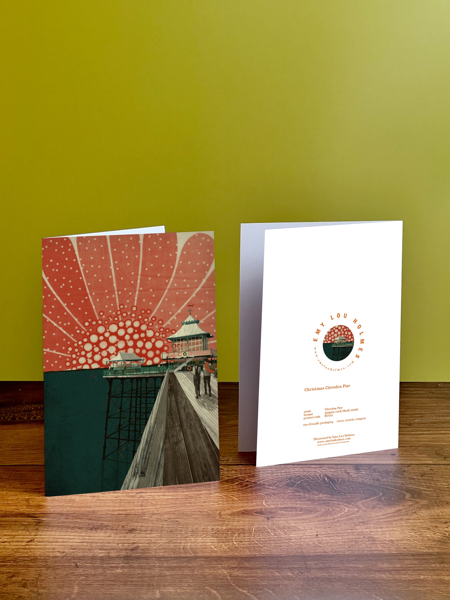 Clevedon Pier Christmas Card