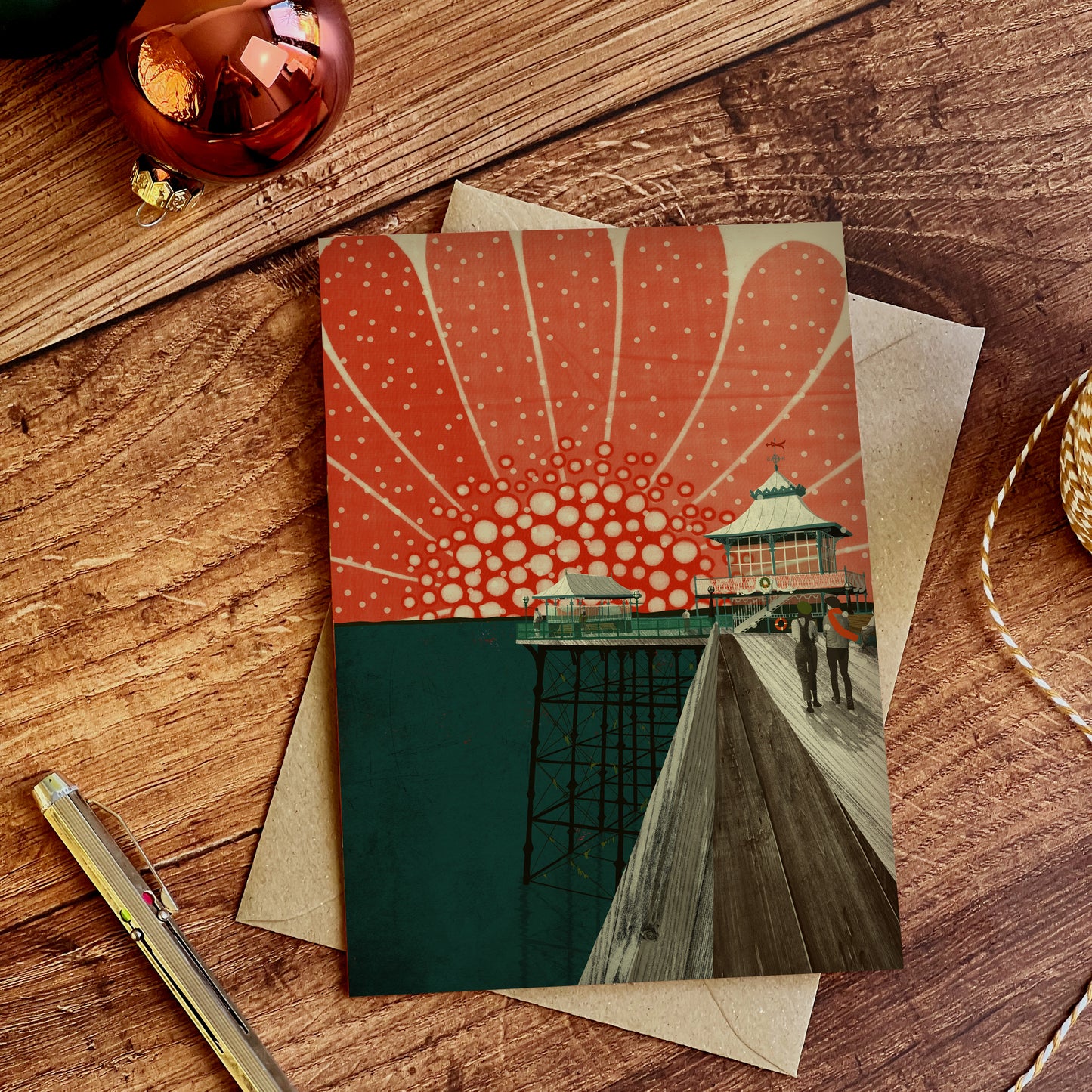 Clevedon Pier Christmas Card