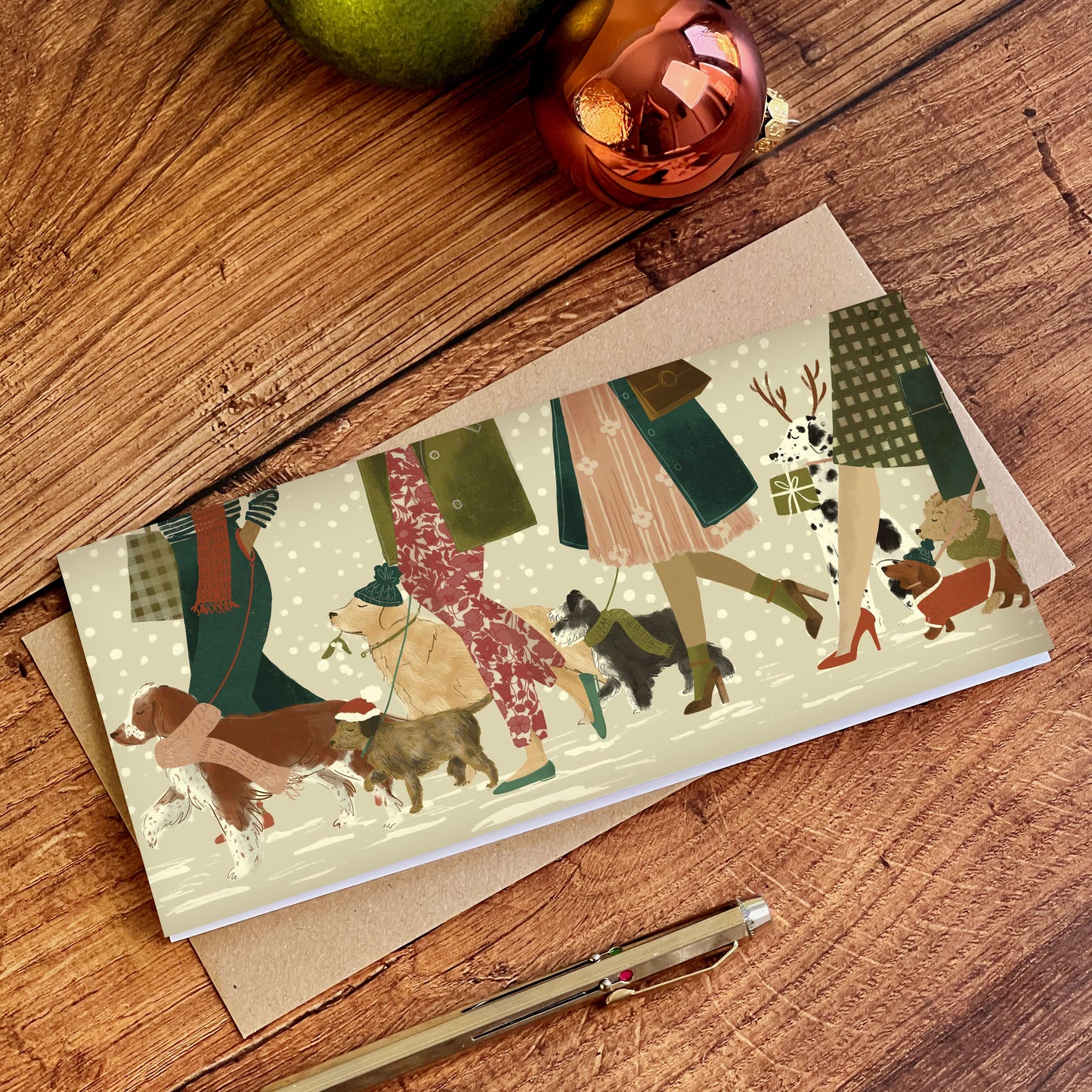 Dogs Christmas Card