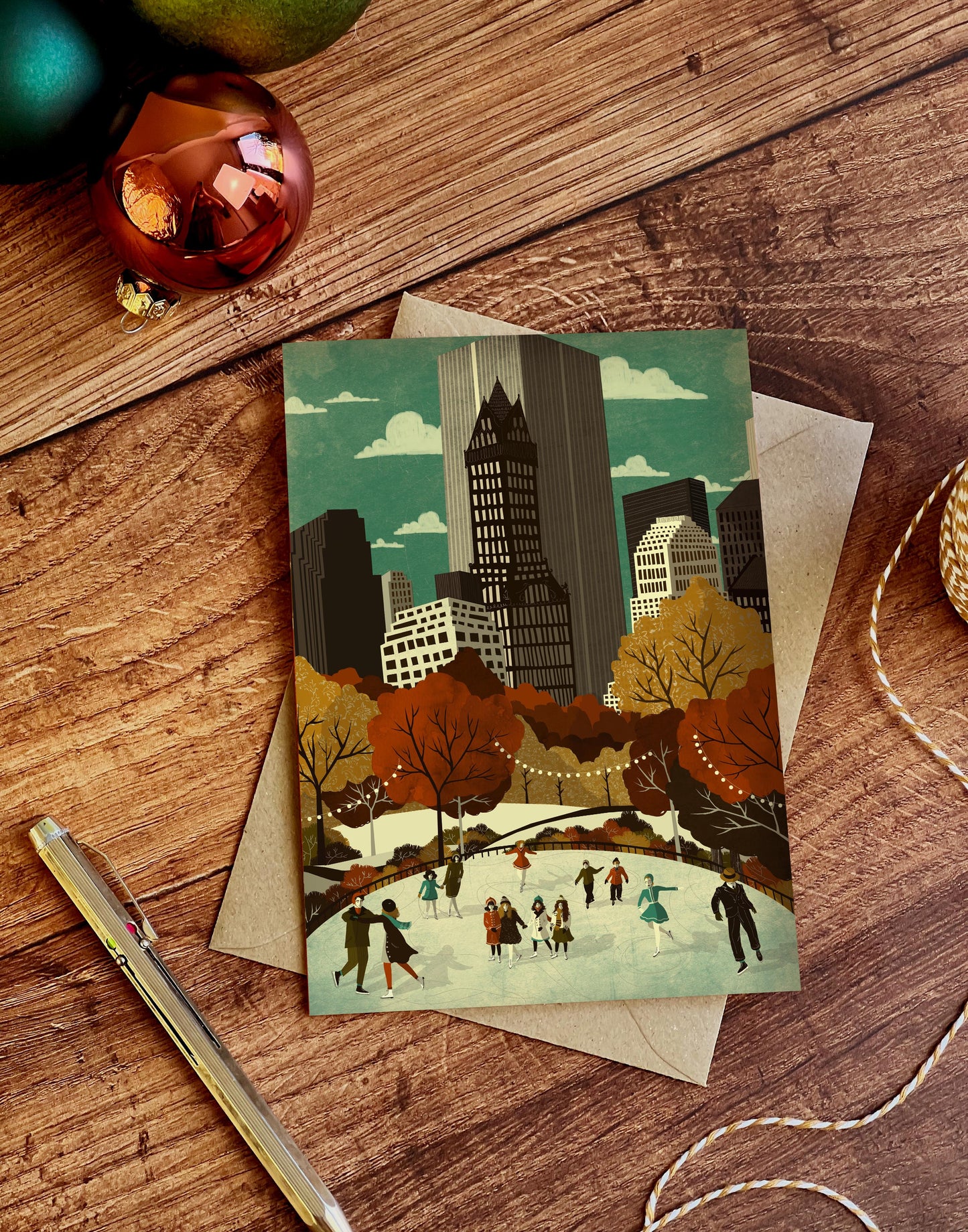 New York Central Park Card