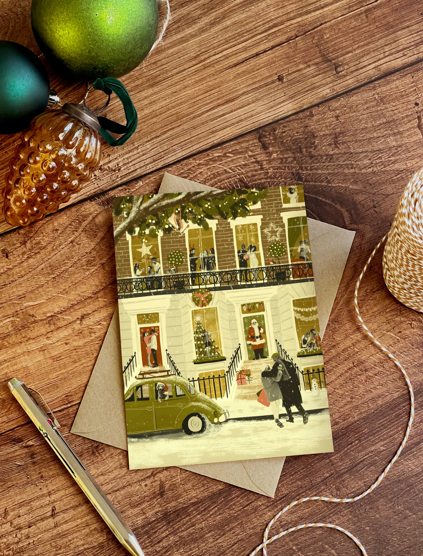 Town House Christmas Card