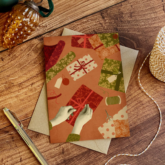 Christmas Wrapping Card