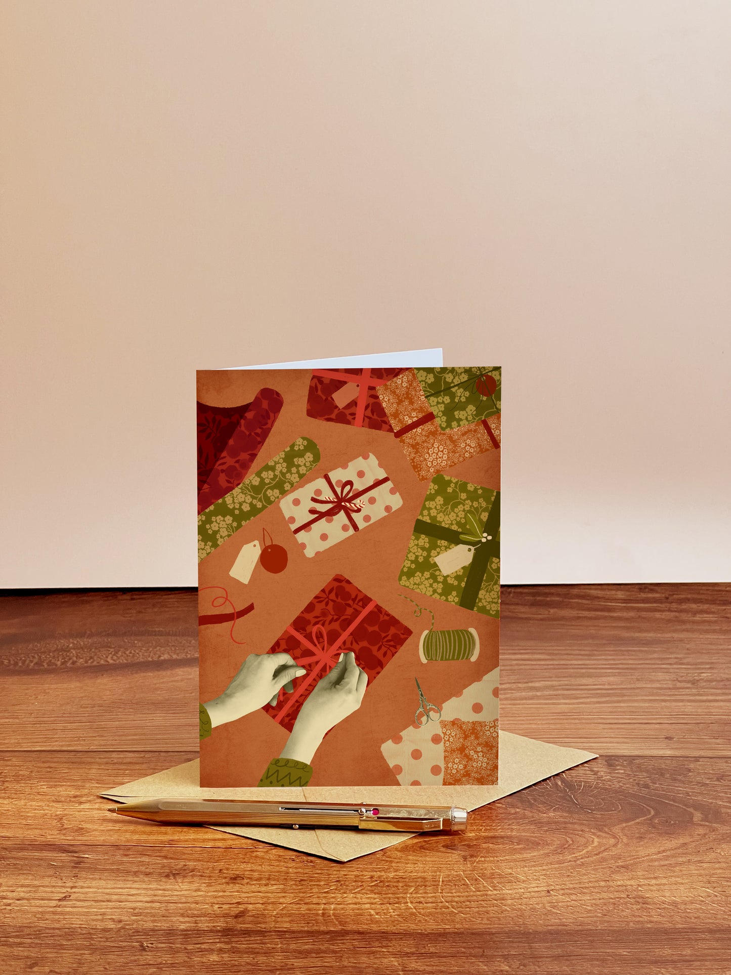 Christmas Wrapping Card