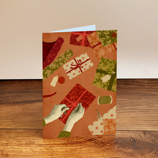 Christmas Wrapping Card