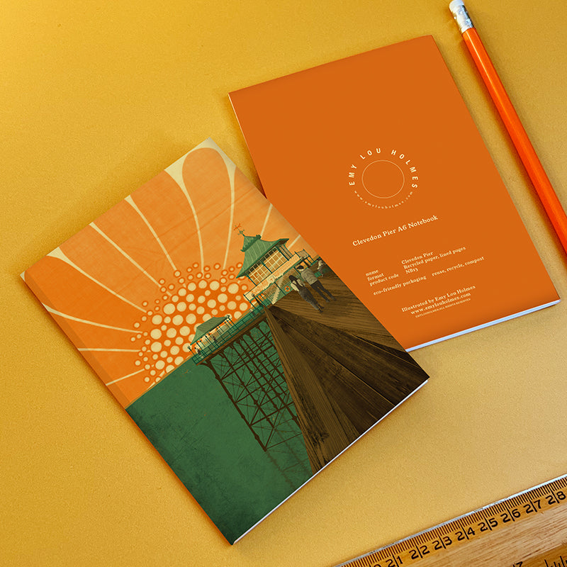 Clevedon Pier A6 Notebook