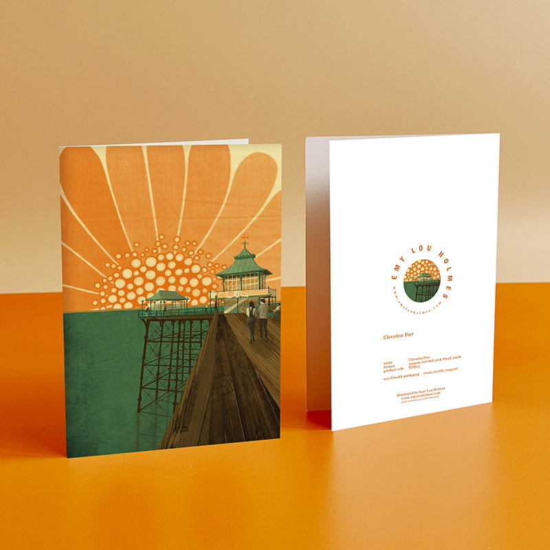 Clevedon Pier Card