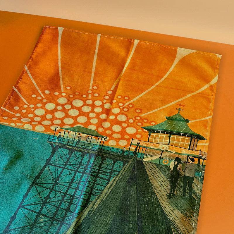 Clevedon Pier Tea Towel