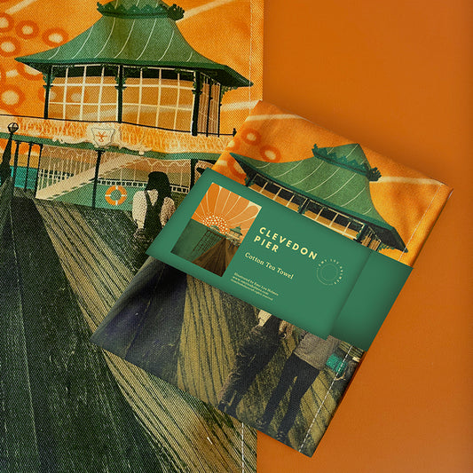 Clevedon Pier Tea Towel