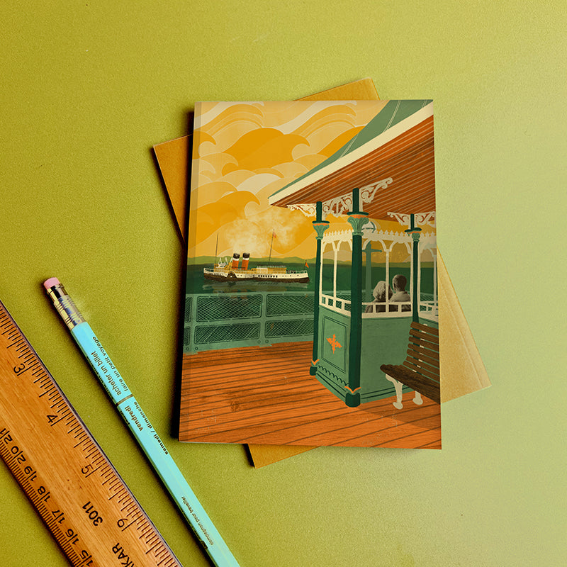 Waverley at Clevedon Pier A6 Notebook