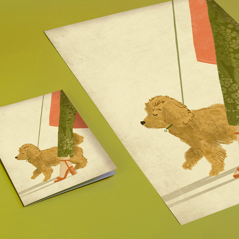 Cockapoo Dog A3 Print