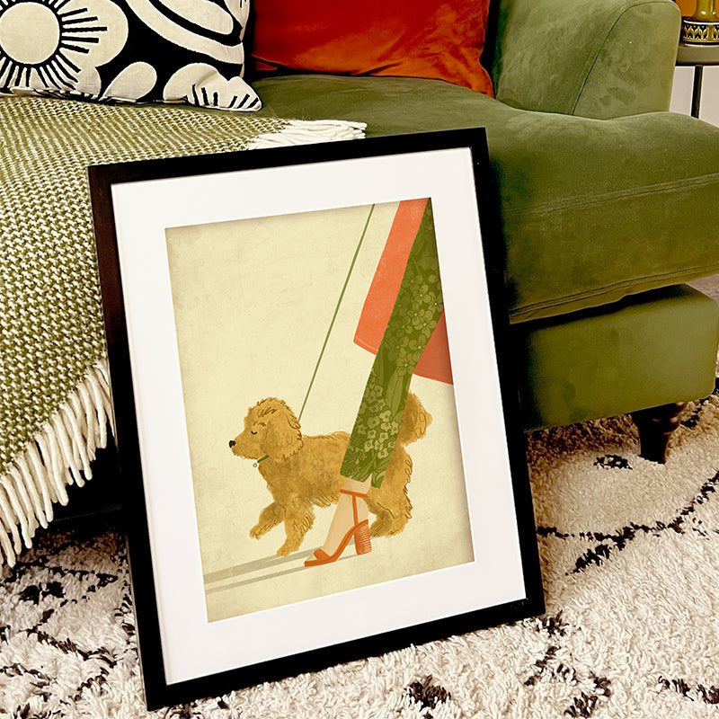 Cockapoo Dog A3 Print