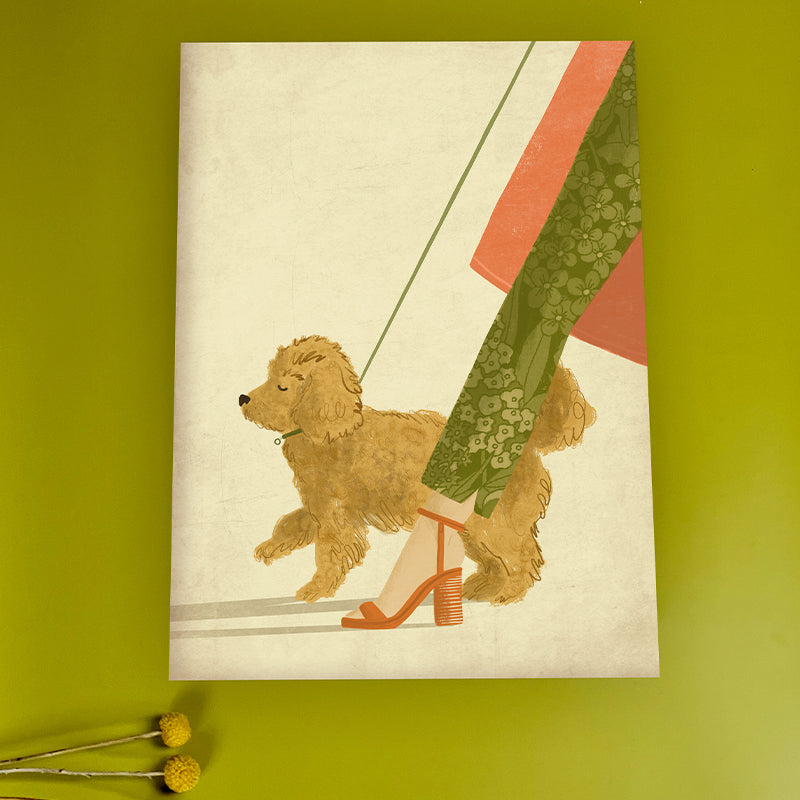 Cockapoo Dog A3 Print
