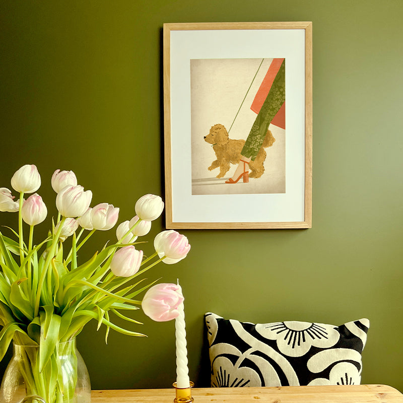Cockapoo Dog A3 Print