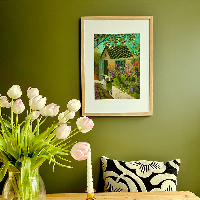 Cottage Garden A3 Print