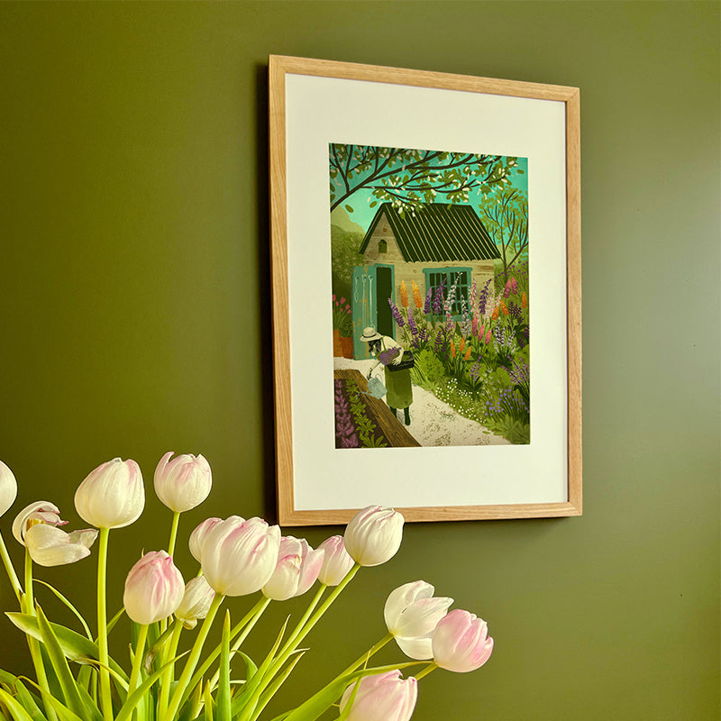 Cottage Garden A3 Print