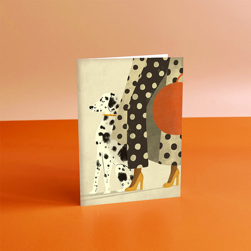 Dalmatian Dog Card