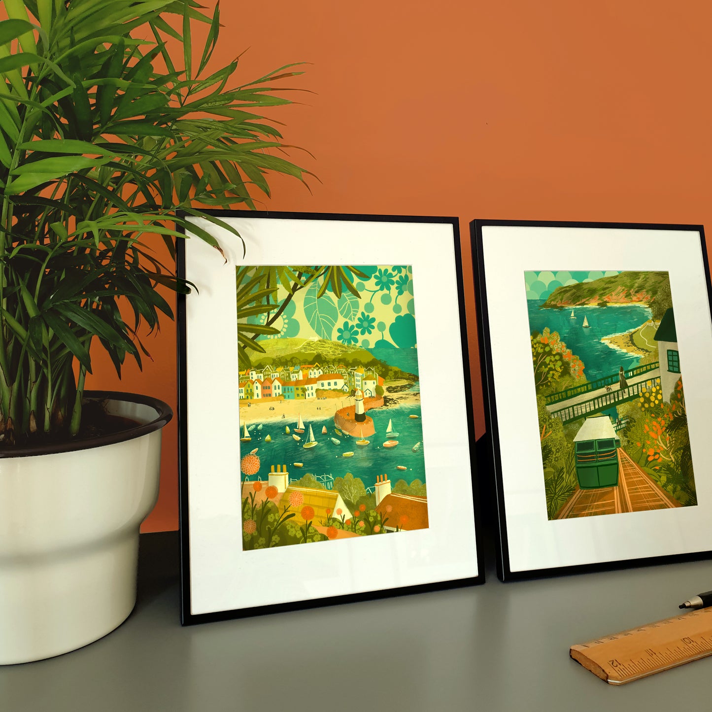 Devon & Cornwall Small Framed 7 x 5 Print
