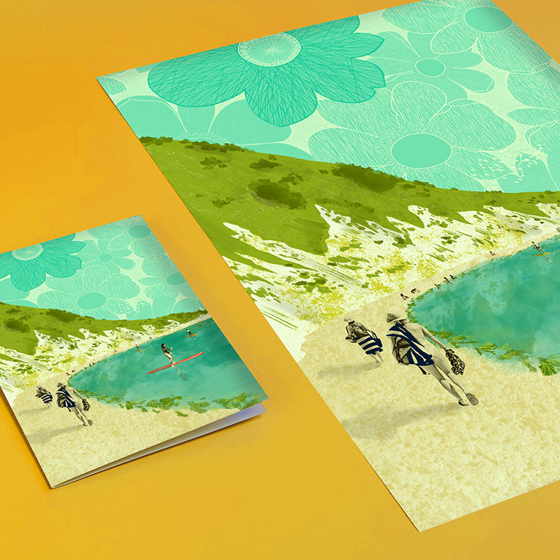 Dorset Lulworth Cove A3 Print