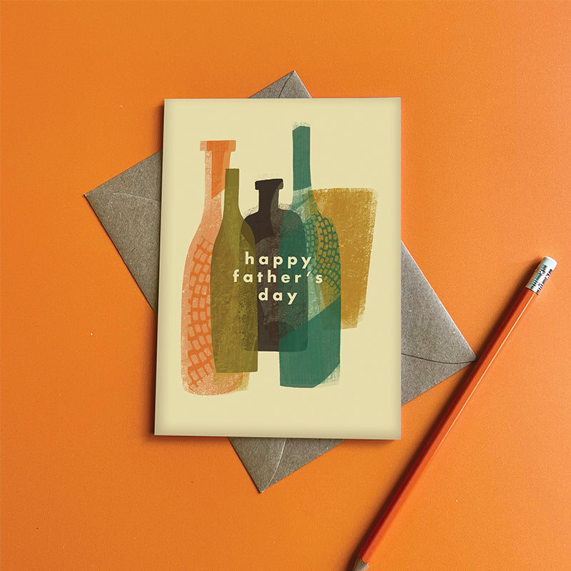 Beer Bottles Father's Day Card