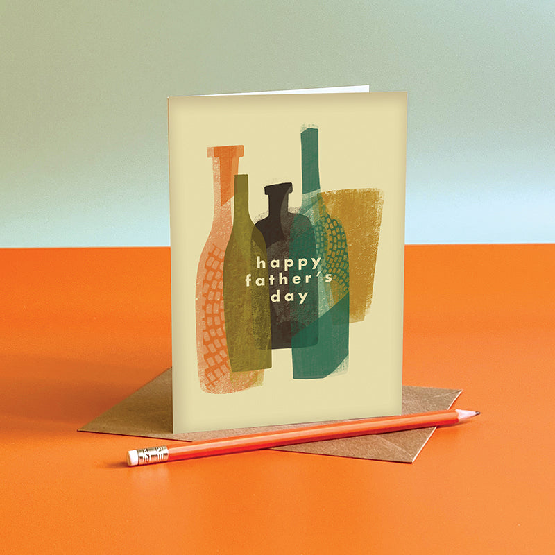 Beer Bottles Father's Day Card