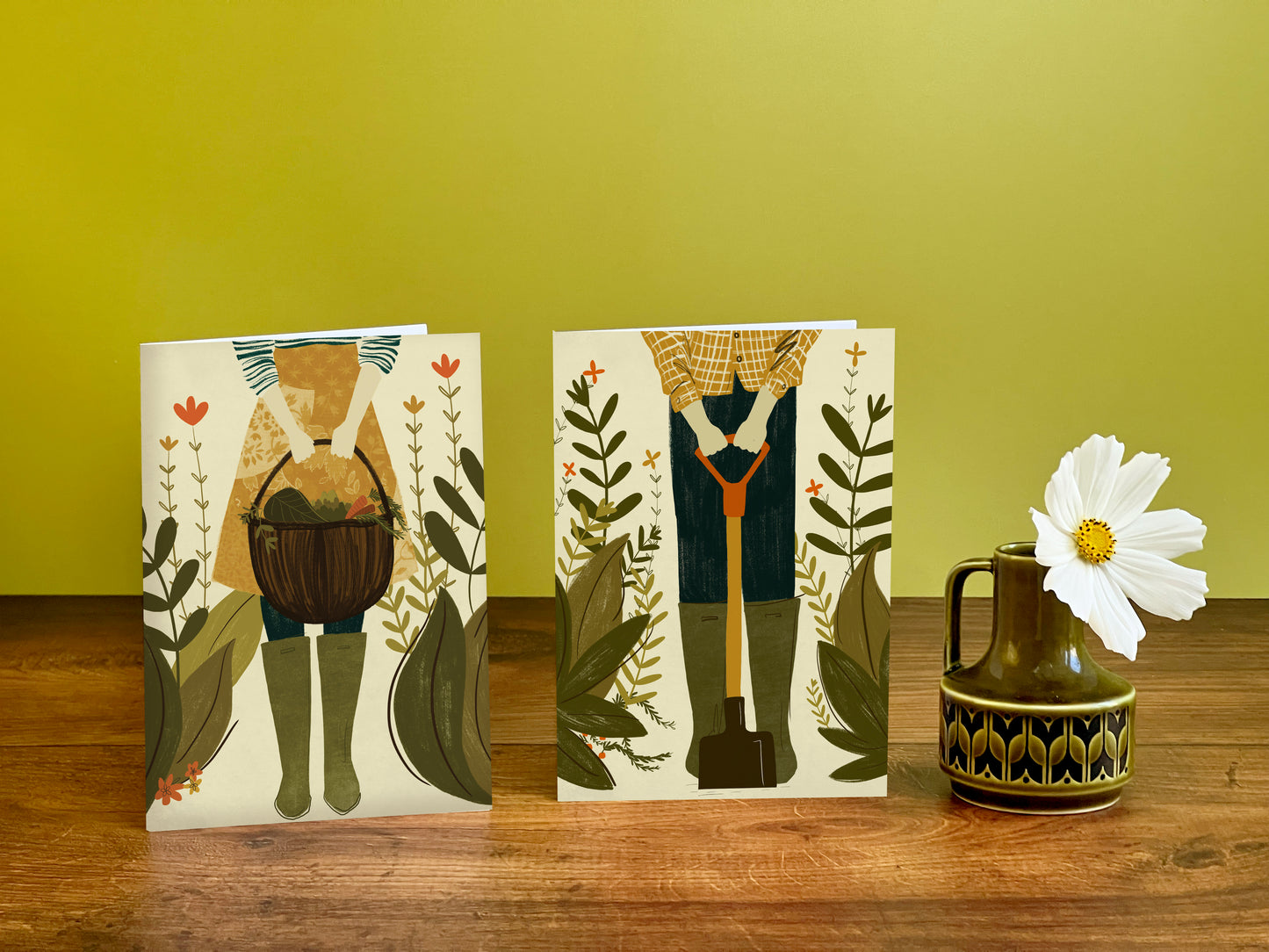 Gardener Woman Card