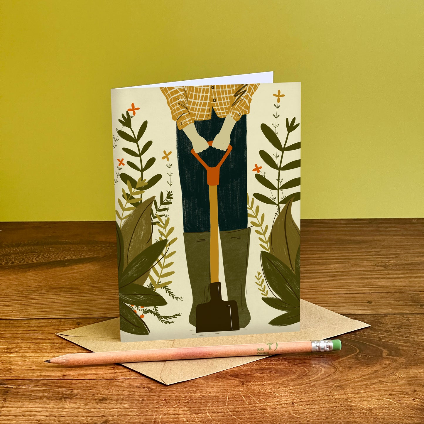 Gardener Man Card