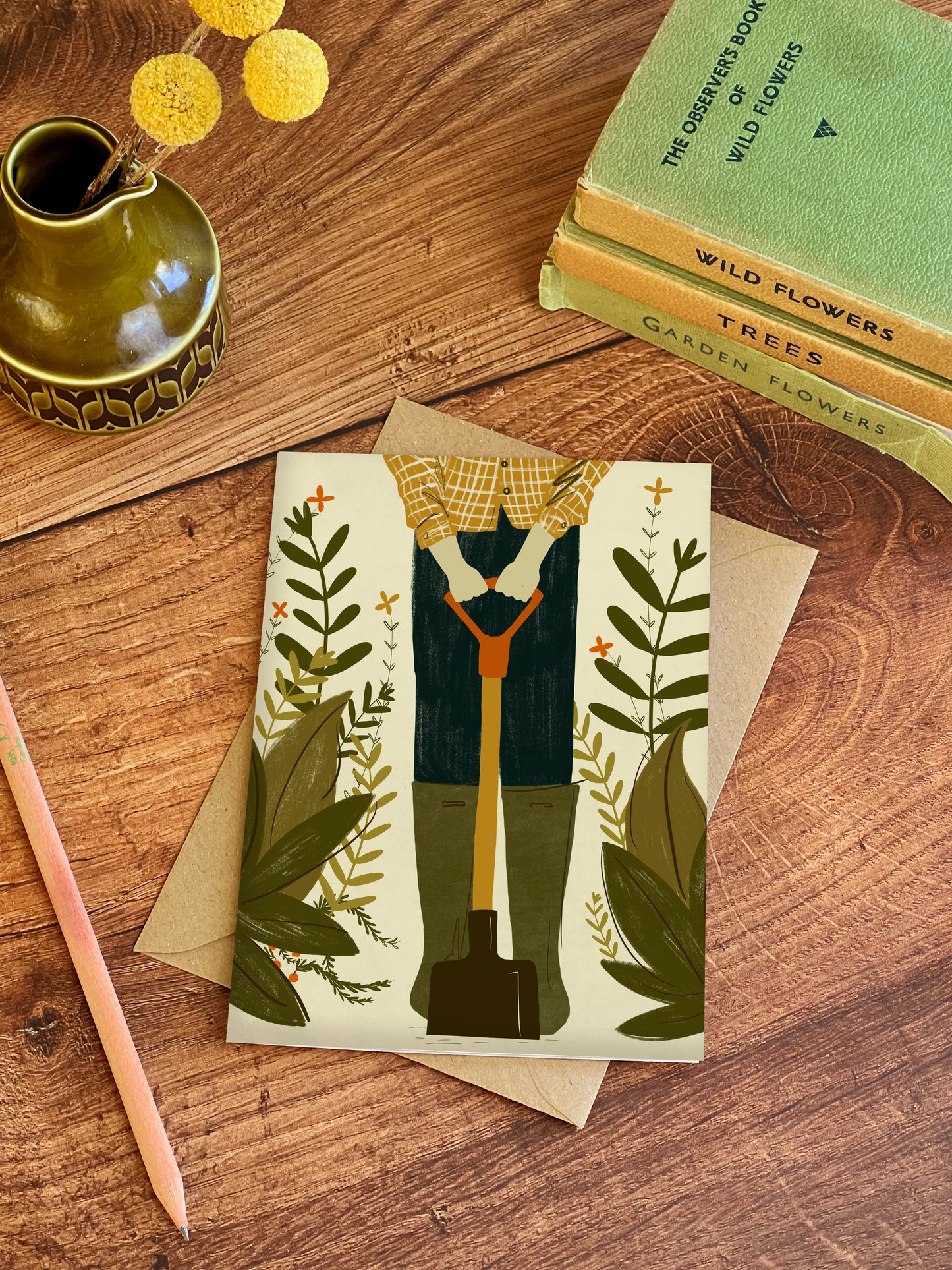 Gardener Man Card