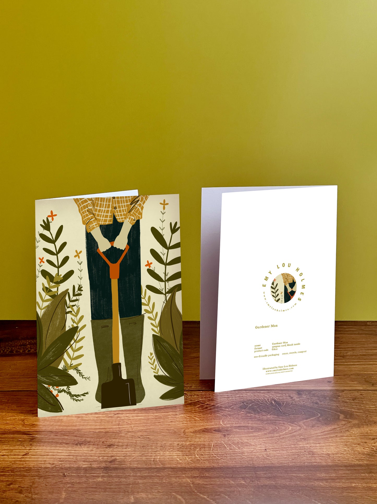 Gardener Man Card