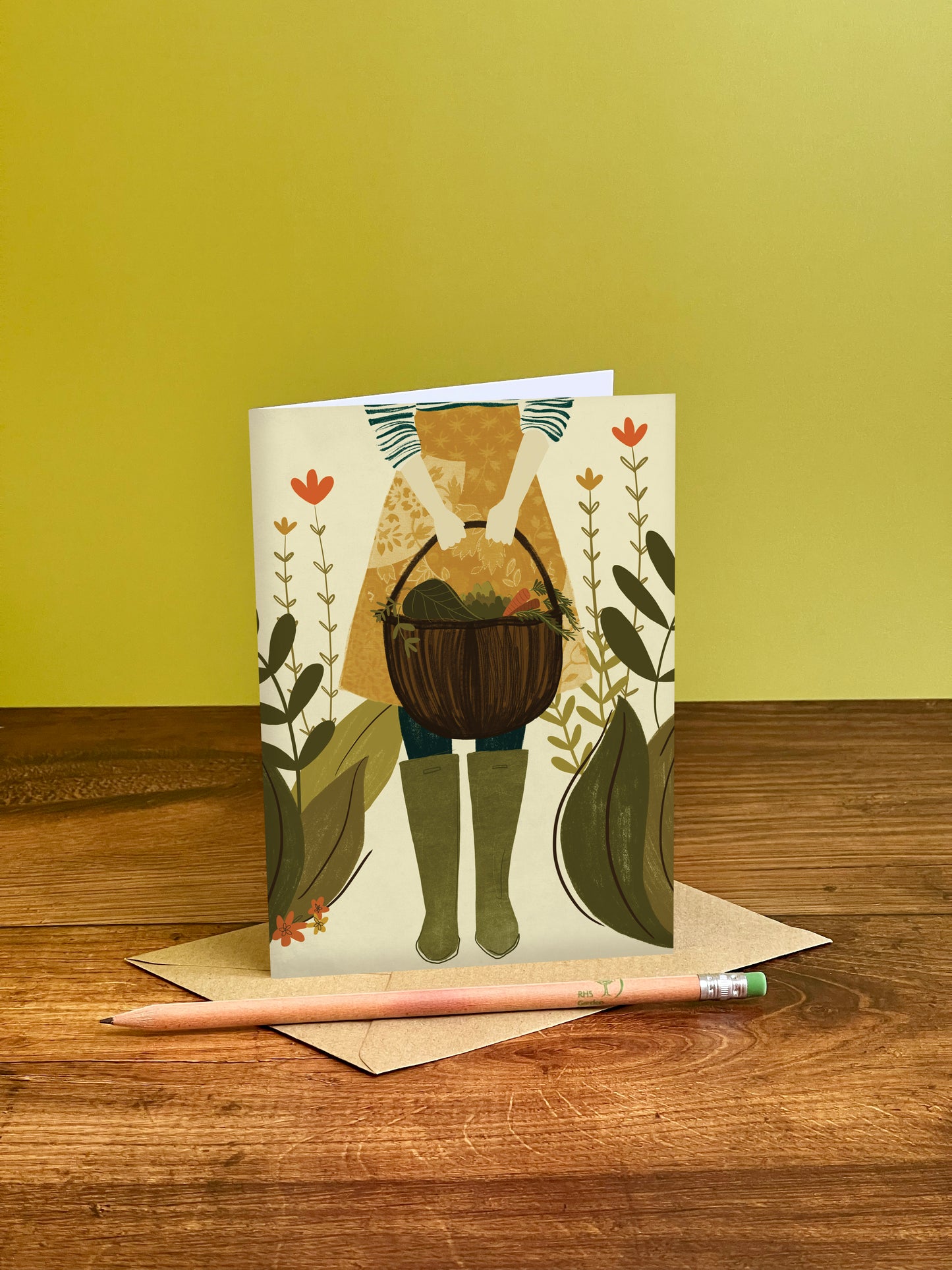 Gardener Woman Card