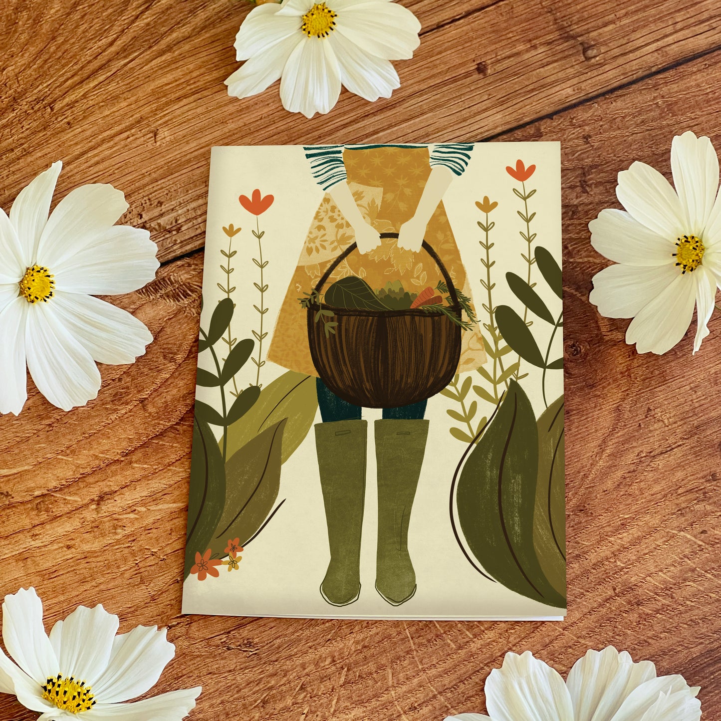 Gardener Woman Card