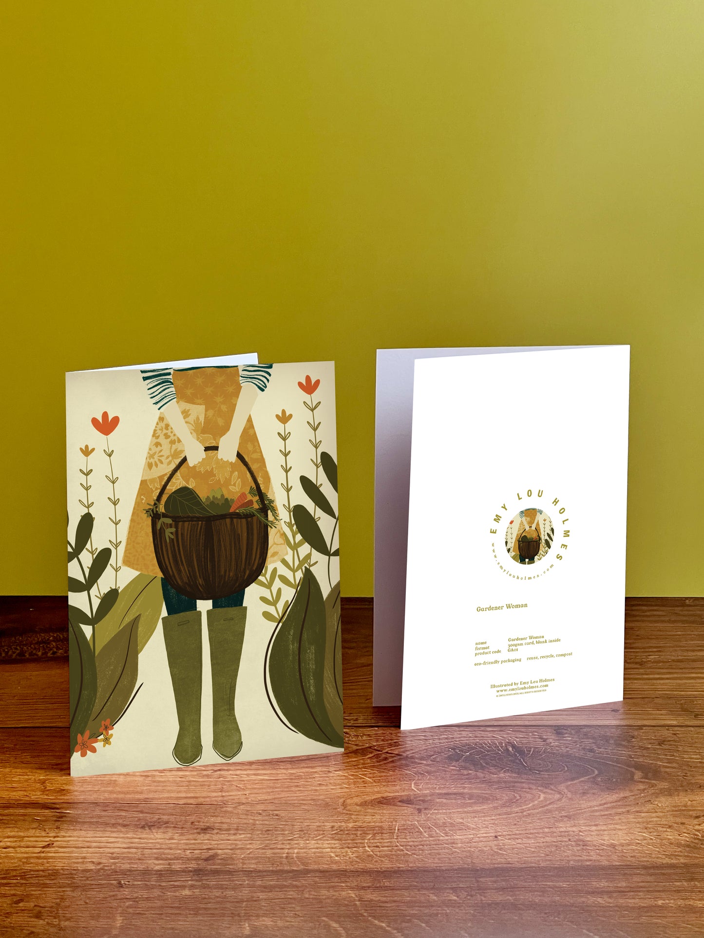Gardener Woman Card