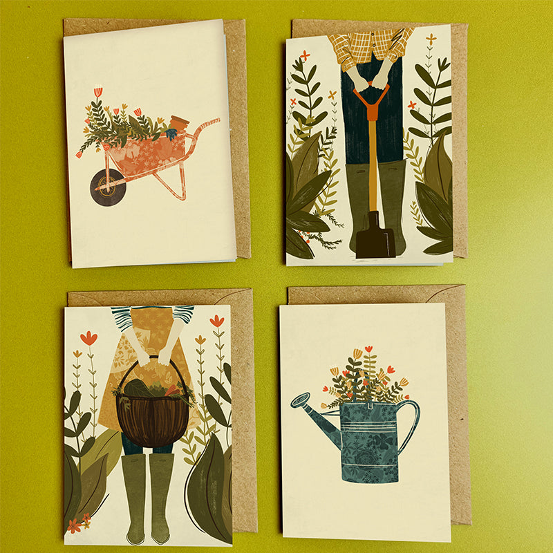 Gardening Mini Notecard Set
