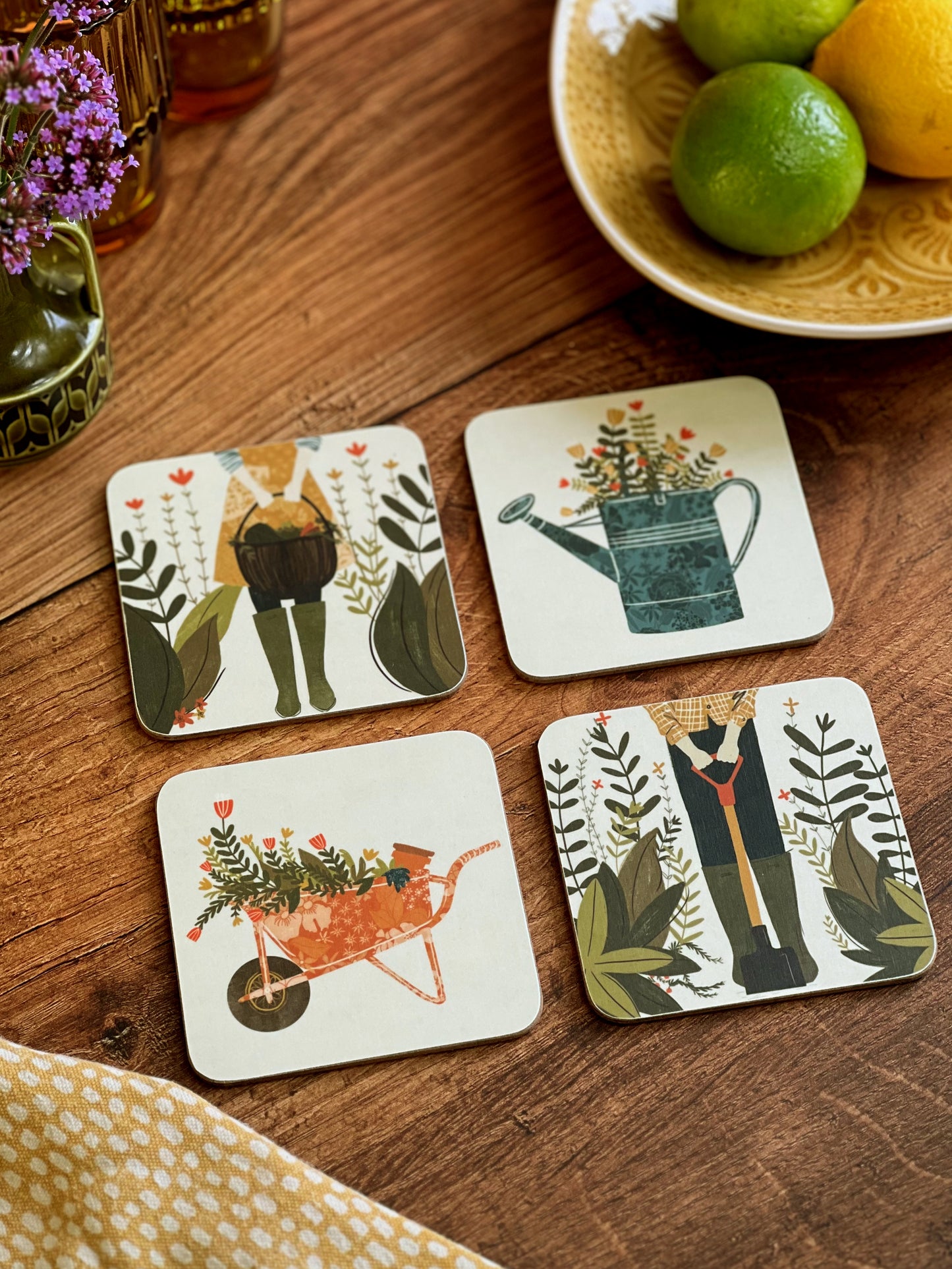 Gardening Coaster Set