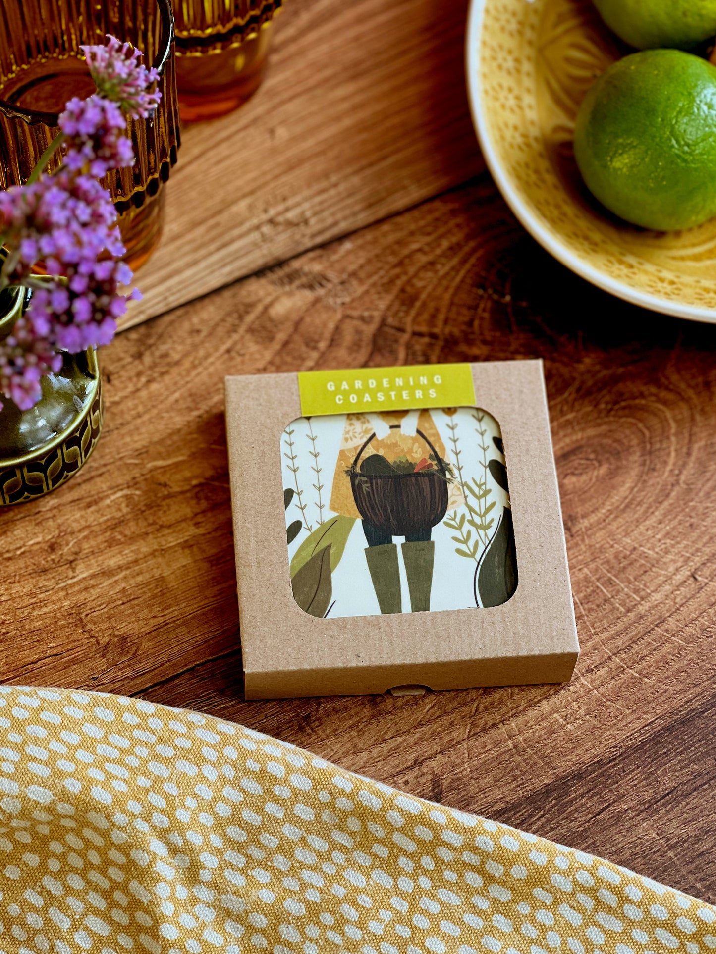 Gardening Coaster Set