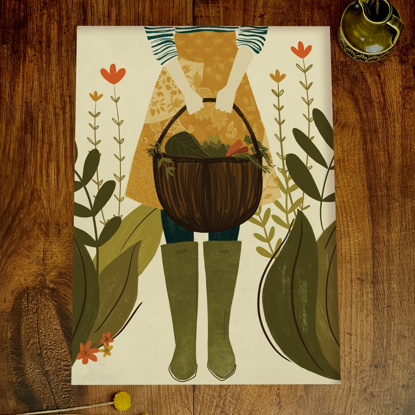 Gardener Woman A4 | A3 | A2 Print