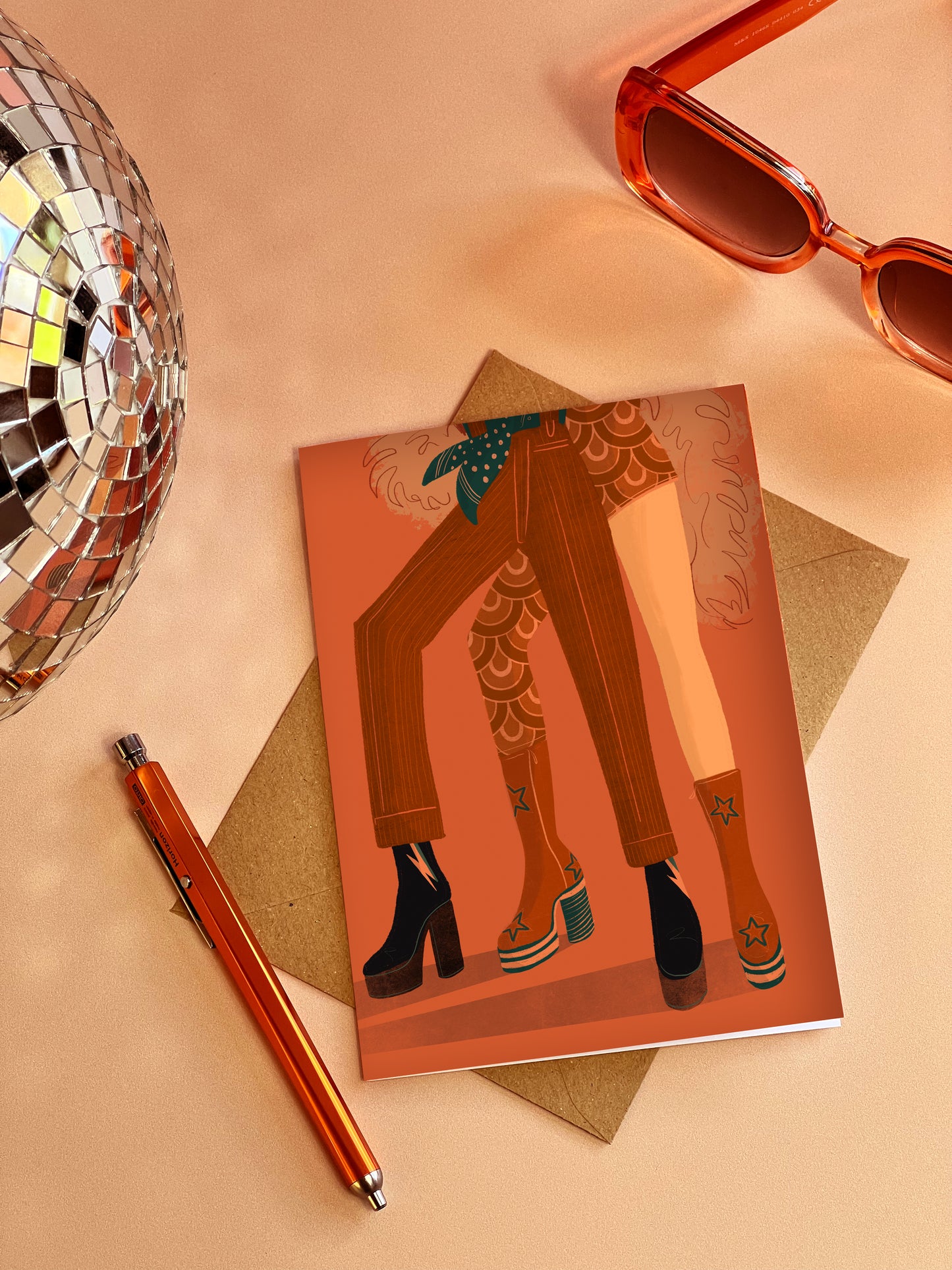 Glam Rock Card
