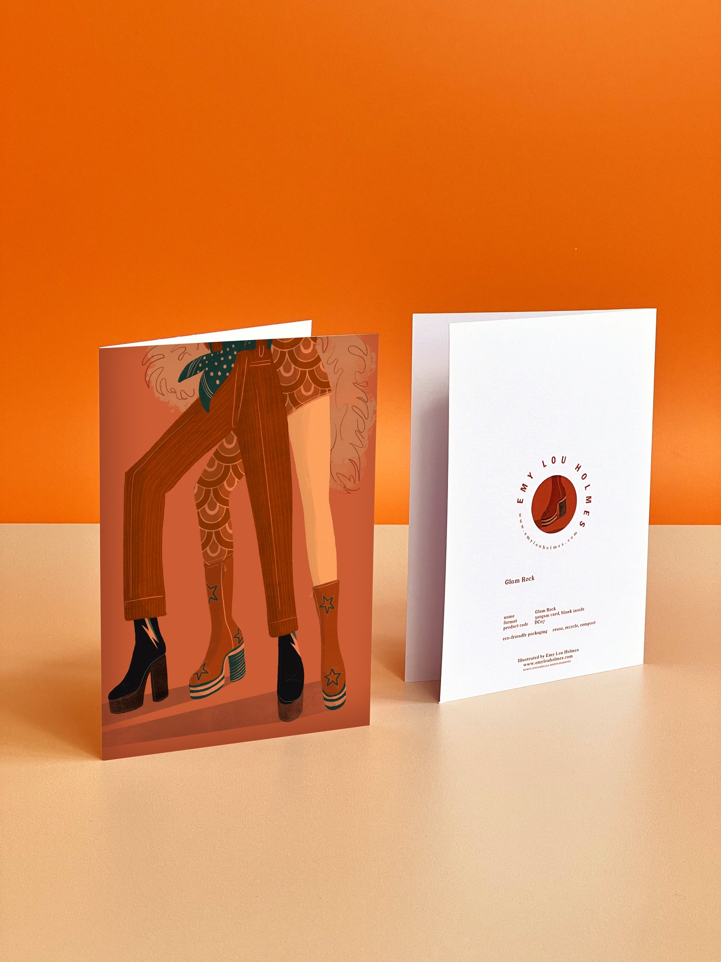 Glam Rock Card