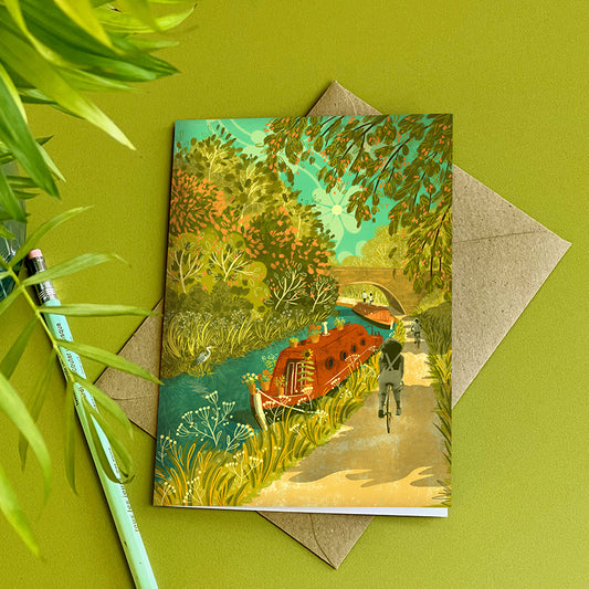 Canal Boat Card