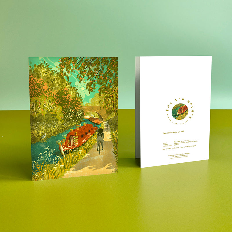 Canal Boat Card