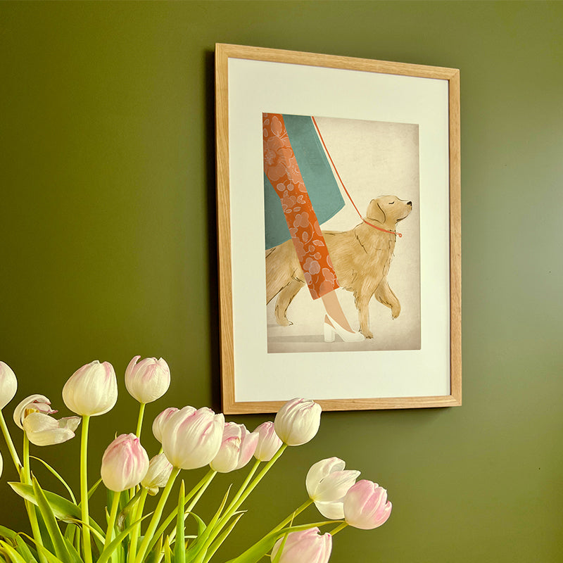 Labrador Dog A3 Print