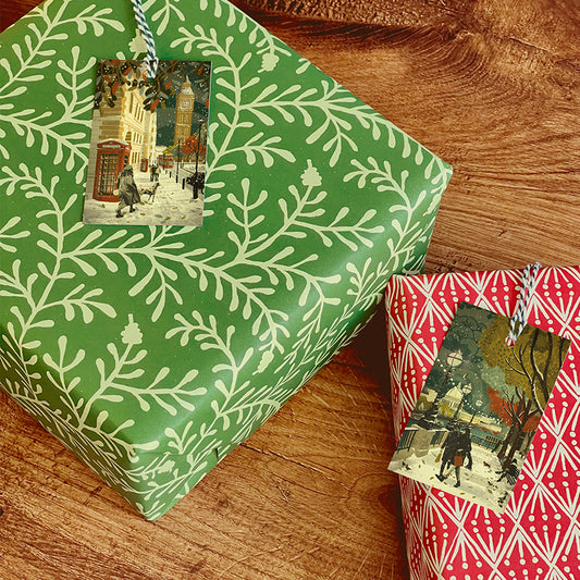 London Christmas Gift Tags | Big Ben | Southbank