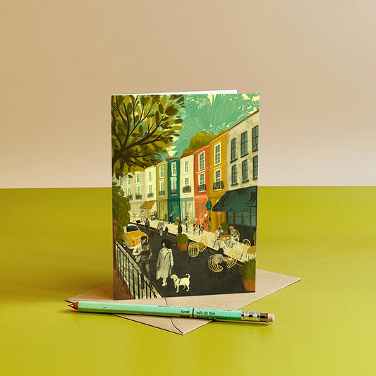 Notting Hill London Greeting Card