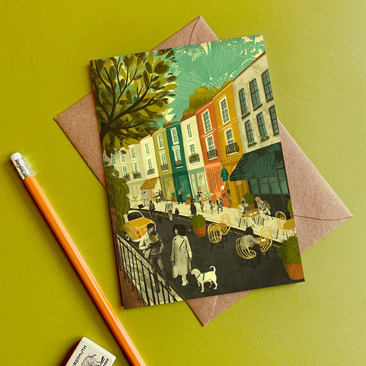 Notting Hill London Greeting Card