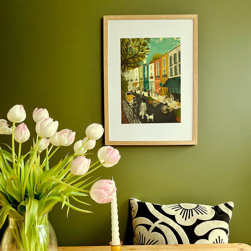 Notting Hill London A3 Print